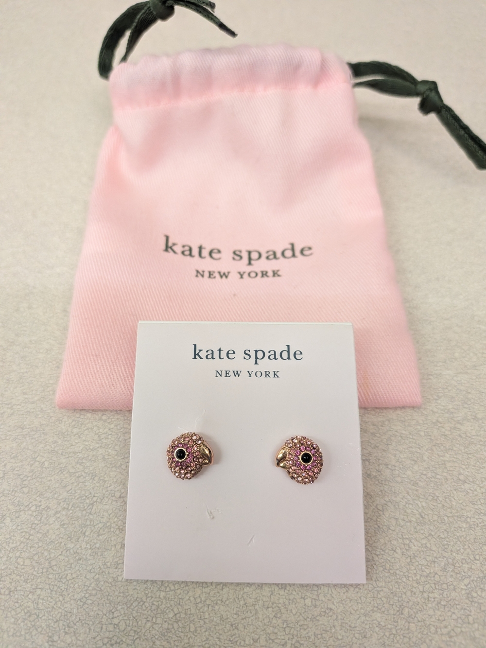 Kate Spade Tropical Paradise Parrot Stud Earrings